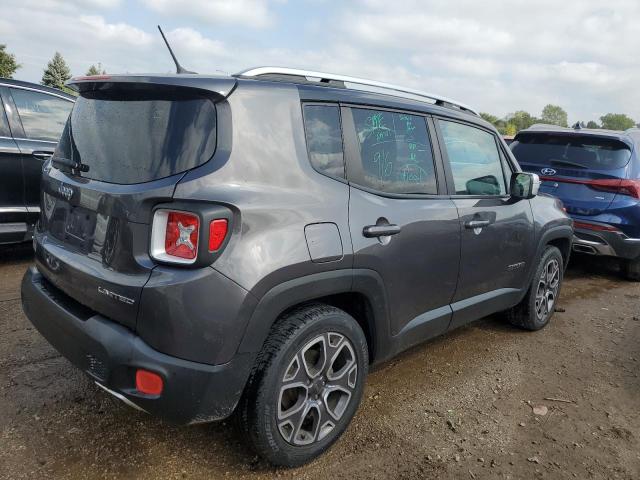 ZACCJADB6HPE98285 - 2017 JEEP RENEGADE LIMITED GRAY photo 3