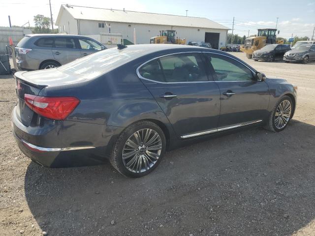 KNALN4D75E5153817 - 2014 KIA CADENZA PREMIUM BLUE photo 3