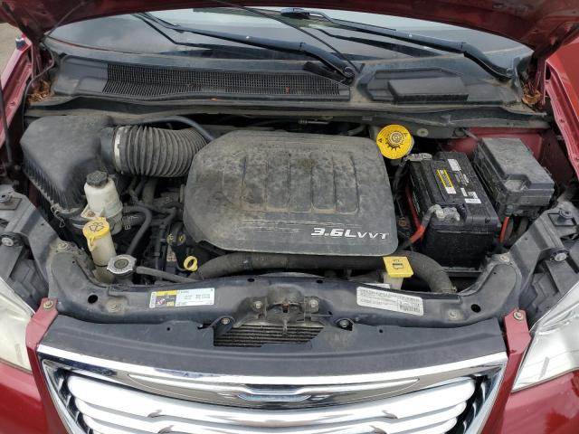 2C4RC1BG3FR534204 - 2015 CHRYSLER TOWN & COU TOURING BURGUNDY photo 12