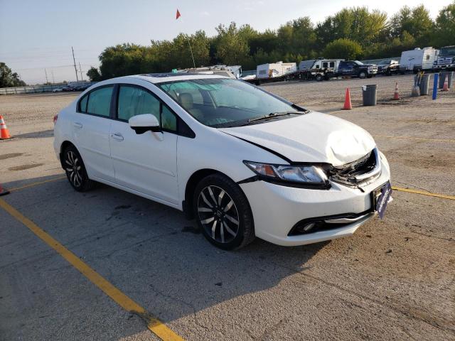 19XFB2F91FE026841 - 2015 HONDA CIVIC EXL WHITE photo 4