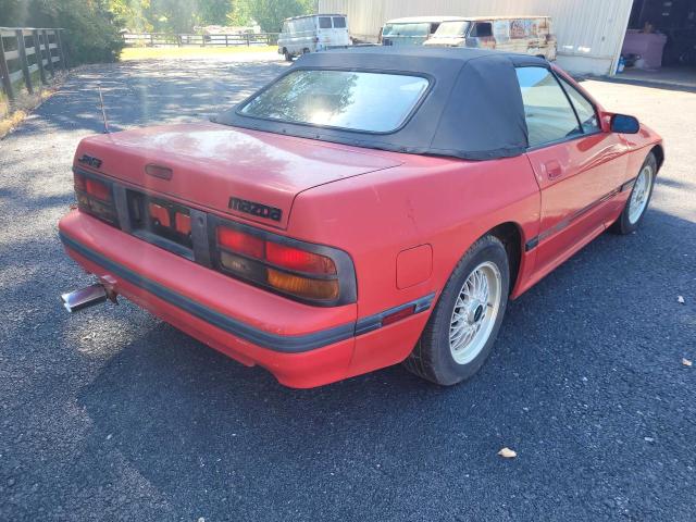 JM1FC351XJ0102301 - 1988 MAZDA RX7 RED photo 4