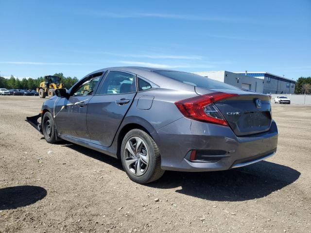 2HGFC2F55LH031195 - 2020 HONDA CIVIC LX GRAY photo 2