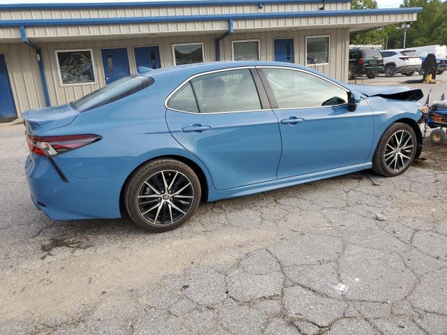 4T1G11AK7PU152891 - 2023 TOYOTA CAMRY SE NIGHT SHADE BLUE photo 3