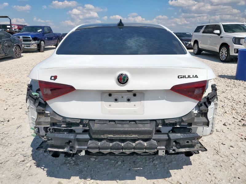 ZARFAMBN4K7608921 - 2019 ALFA ROMEO GIULIA TI WHITE photo 6