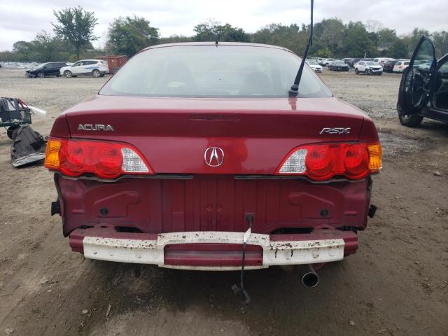 JH4DC54842C027241 - 2002 ACURA RSX RED photo 6