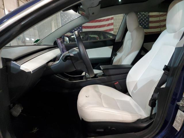 5YJ3E1EB0KF454610 - 2019 TESLA MODEL 3 BLUE photo 7