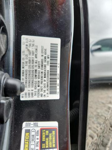 JHLRM4H52CC009484 - 2012 HONDA CR-V EX BLACK photo 14