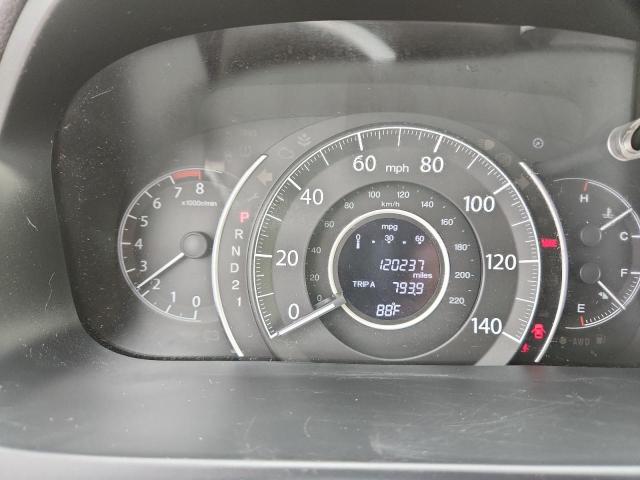 JHLRM4H52CC009484 - 2012 HONDA CR-V EX BLACK photo 9