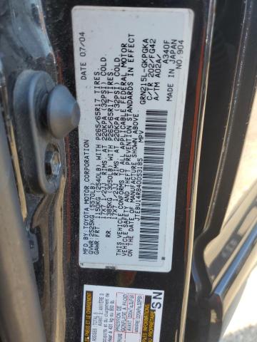 JTEBU14R840053185 - 2004 TOYOTA 4RUNNER SR5 Qara foto 13