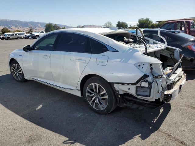 1HGCV3F51KA016175 - 2019 HONDA ACCORD HYBRID EXL WHITE photo 2