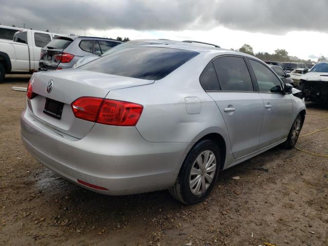 3VW2K7AJ6DM277934 - 2013 VOLKSWAGEN JETTA BASE SILVER photo 3