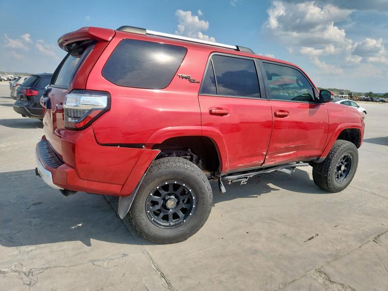 JTEBU5JR8J5558864 - 2018 TOYOTA 4RUNNER SR5/SR5 PREMIUM Rojo foto 3