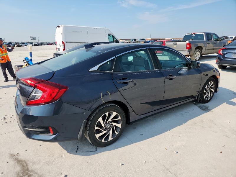 19XFC2F70HE066665 - 2017 HONDA CIVIC EX BLUE photo 3