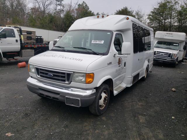 1FDWE35L07DB43769 - 2007 FORD ECONOLINE E350 SUPER DUTY CUTAWAY VAN WHITE photo 1