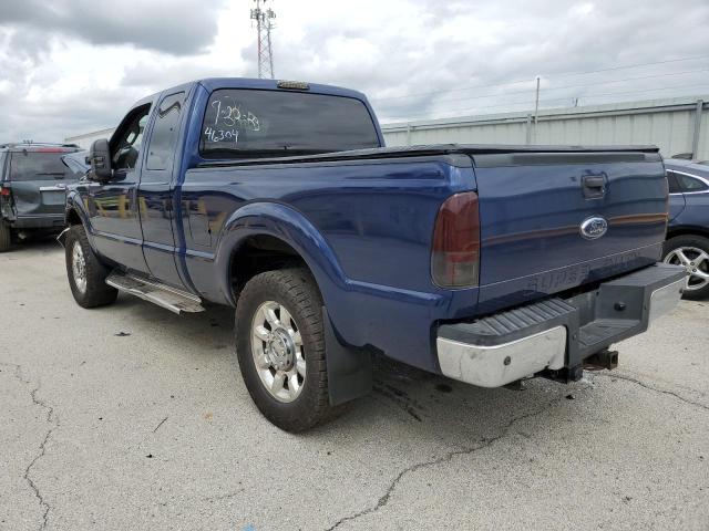 1FT7X2BT2BEA97804 - 2011 FORD F250 SUPER DUTY BLUE photo 2