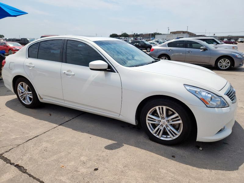 JN1CV6AP1AM203702 - 2010 INFINITI G37 BASE WHITE photo 4