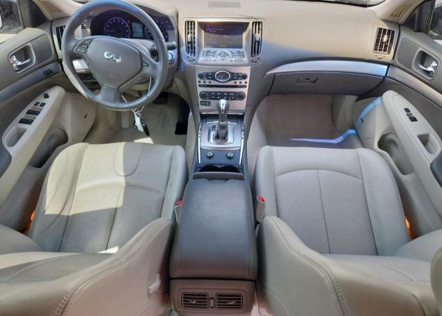 JN1CV6AP1AM203702 - 2010 INFINITI G37 BASE WHITE photo 8