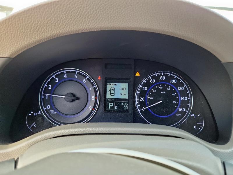 JN1CV6AP1AM203702 - 2010 INFINITI G37 BASE WHITE photo 9