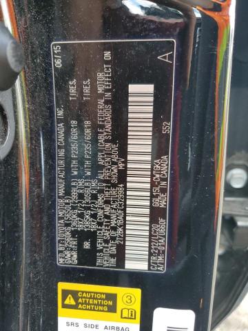 2T2BK1BA0FC329984 - 2015 LEXUS RX 350 BASE BLACK photo 12