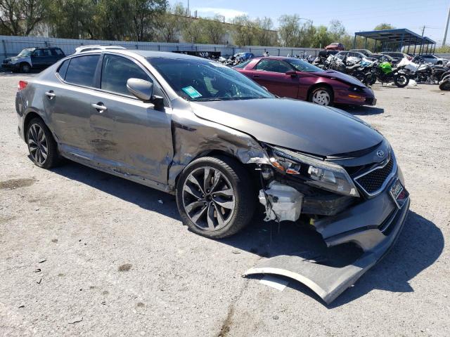 5XXGR4A77FG501949 - 2015 KIA OPTIMA SX SILVER photo 4