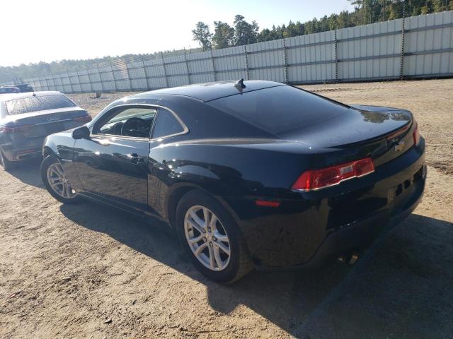 2G1FB1E35F9256008 - 2015 CHEVROLET CAMARO LS BLACK photo 2