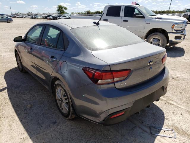 3KPA34AB1JE078511 - 2018 KIA RIO EX GRAY photo 2