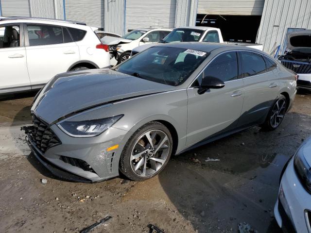 5NPEJ4J21MH066690 - 2021 HYUNDAI SONATA SEL PLUS GRAY photo 1