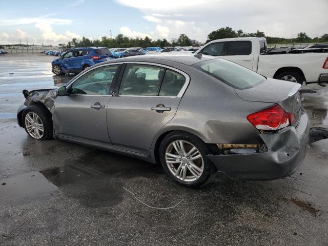 JN1CV6AP2DM722195 - 2013 INFINITI G37 BASE GRAY photo 2