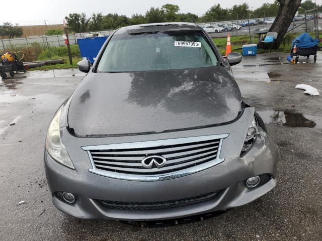JN1CV6AP2DM722195 - 2013 INFINITI G37 BASE GRAY photo 5