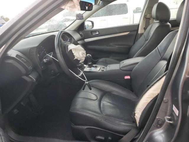 JN1CV6AP2DM722195 - 2013 INFINITI G37 BASE GRAY photo 7