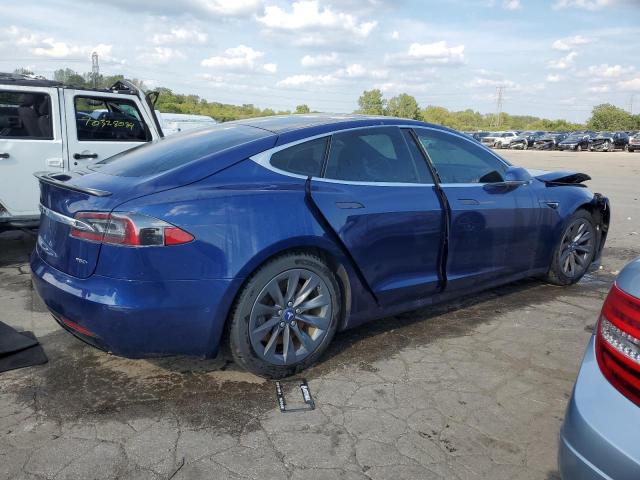 5YJSA1E22HF218878 - 2017 TESLA MODEL S 蓝色 照片 3