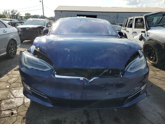 5YJSA1E22HF218878 - 2017 TESLA MODEL S 蓝色 照片 5