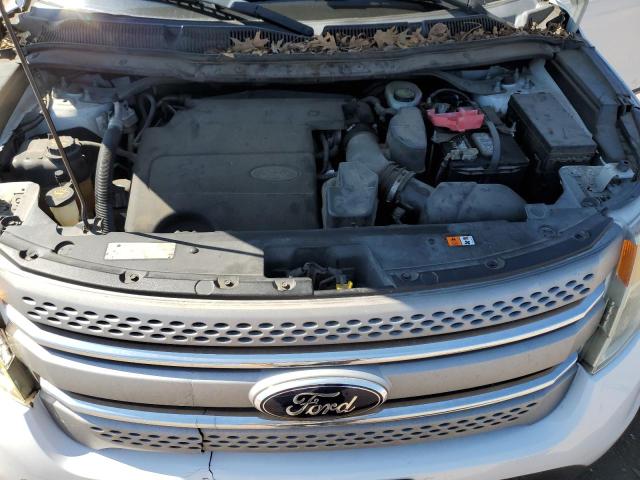 1FM5K8B84DGA21797 - 2013 FORD EXPLORER WHITE photo 12