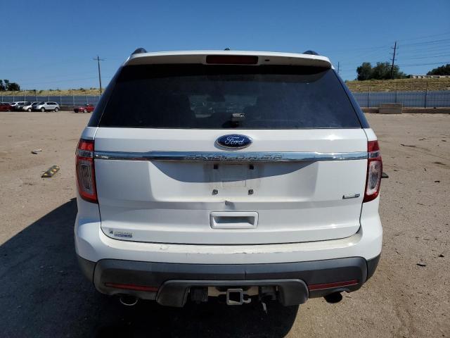 1FM5K8B84DGA21797 - 2013 FORD EXPLORER WHITE photo 6