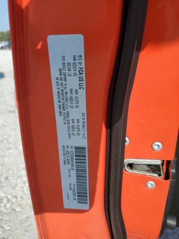 2C3CDXBG5HH584136 - 2017 DODGE CHARGER SE ORANGE photo 12