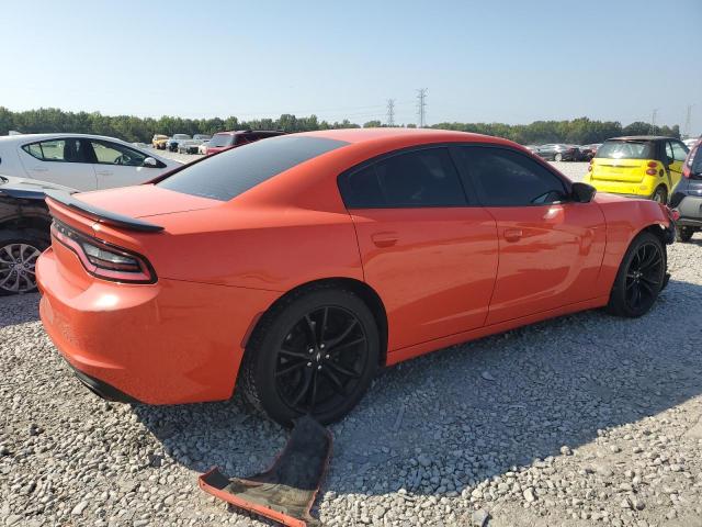 2C3CDXBG5HH584136 - 2017 DODGE CHARGER SE ORANGE photo 3