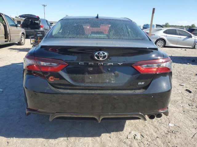 4T1G11AK1NU709081 - 2022 TOYOTA CAMRY SE BLACK photo 6