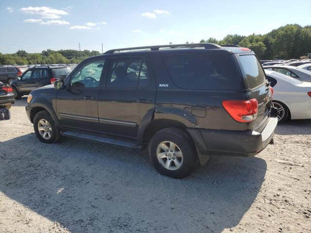 5TDBT44A66S258815 - 2006 TOYOTA SEQUOIA SR5 BLACK photo 2