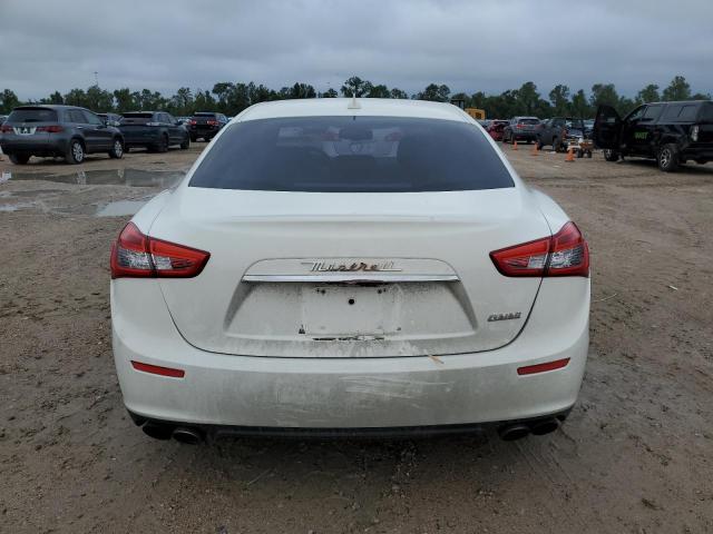 ZAM57XSAXE1105660 - 2014 MASERATI GHIBLI WHITE photo 6