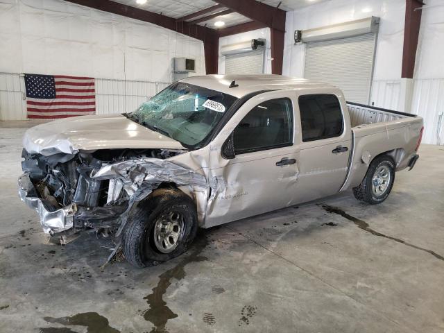 2GCEC13C971523587 - 2007 CHEVROLET 1500 C1500 CREW CAB SILVER photo 1