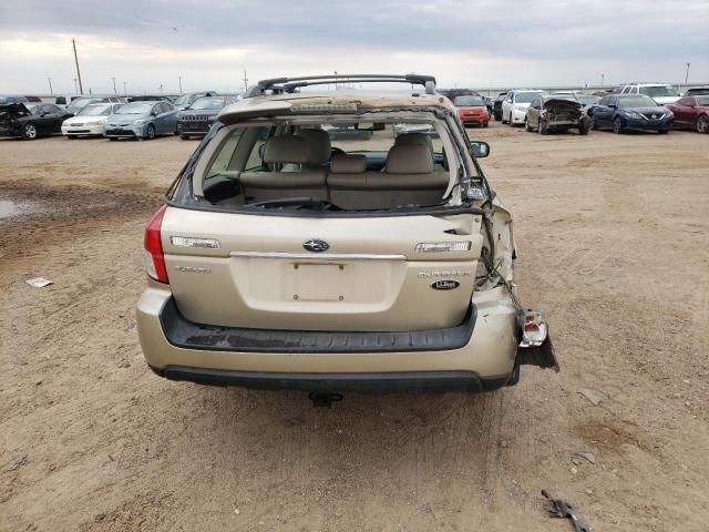 4S4BP86C684332206 - 2008 SUBARU OUTBACK 3.0R LL BEAN CREAM photo 6