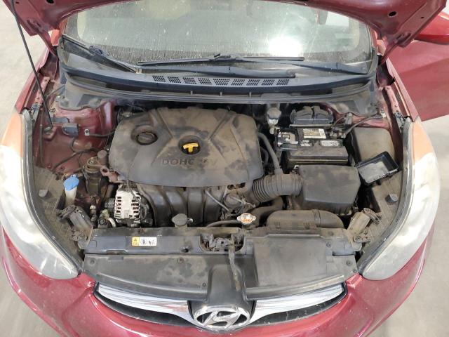 5NPDH4AE2DH310574 - 2013 HYUNDAI ELANTRA GLS BURGUNDY photo 11