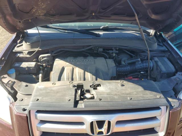 5FNYF18418B038381 - 2008 HONDA PILOT EX იასამნისფერი ფოტო 12