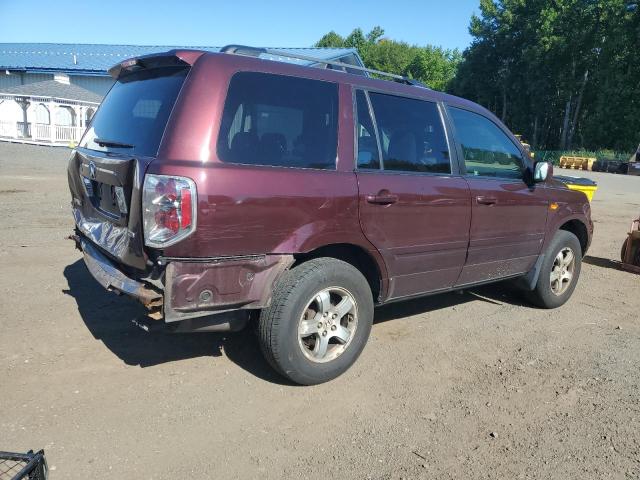 5FNYF18418B038381 - 2008 HONDA PILOT EX იასამნისფერი ფოტო 3