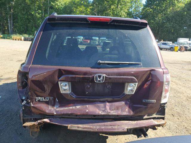 5FNYF18418B038381 - 2008 HONDA PILOT EX იასამნისფერი ფოტო 6