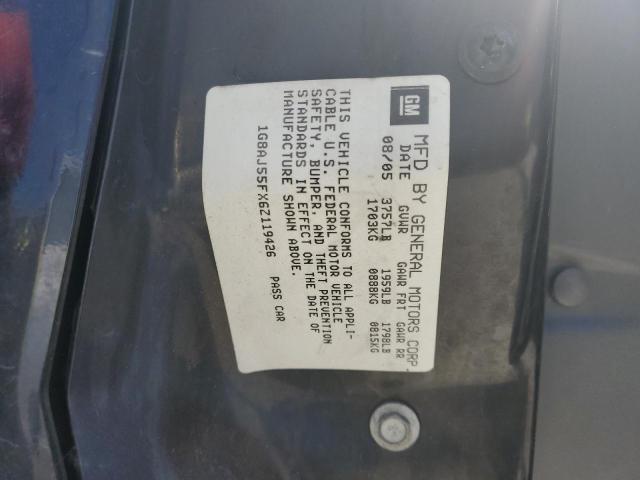 1G8AJ55FX6Z119426 - 2006 SATURN ION LEVEL 2 BLACK photo 12