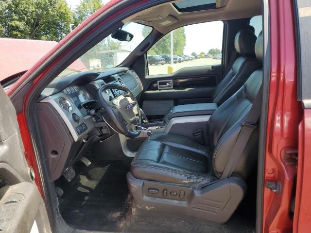 1FTFW1EV5AFC86235 - 2010 FORD F150 SUPERCREW RED photo 7