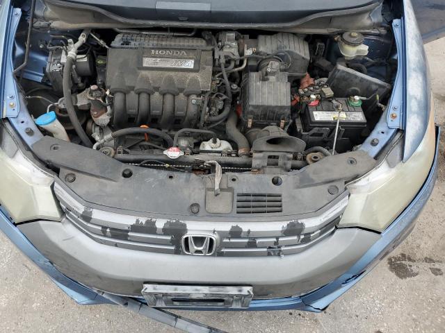 JHMZE2H73AS017028 - 2010 HONDA INSIGHT EX BLUE photo 11
