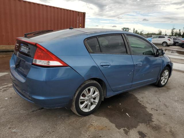 JHMZE2H73AS017028 - 2010 HONDA INSIGHT EX BLUE photo 3
