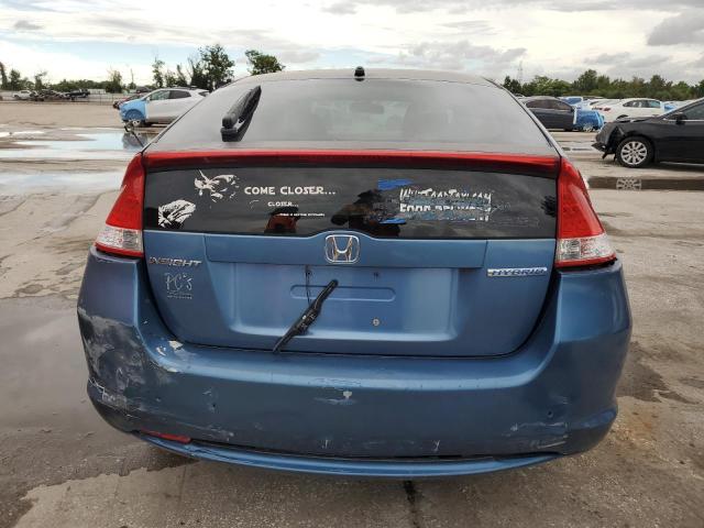 JHMZE2H73AS017028 - 2010 HONDA INSIGHT EX BLUE photo 6
